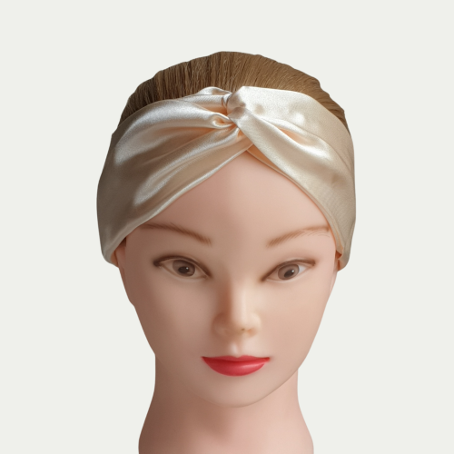 Peach Satin Headband