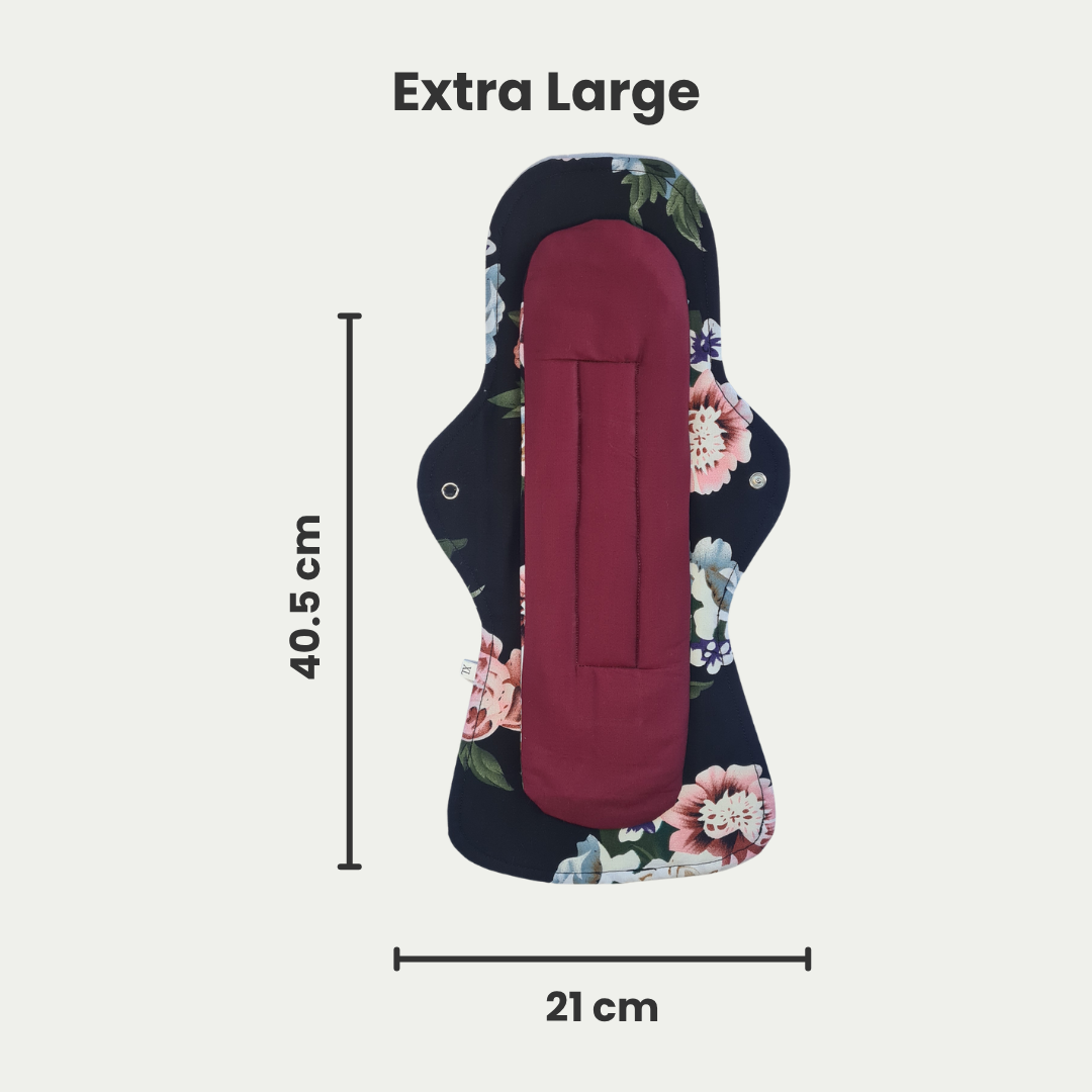 XL Womb Wellness Sanitary Pad Dimensions womb wellness sanitary pad extra large